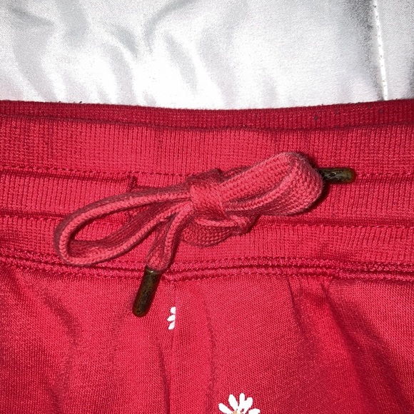 Red Daisy Sweatpants - Picture 3 of 4